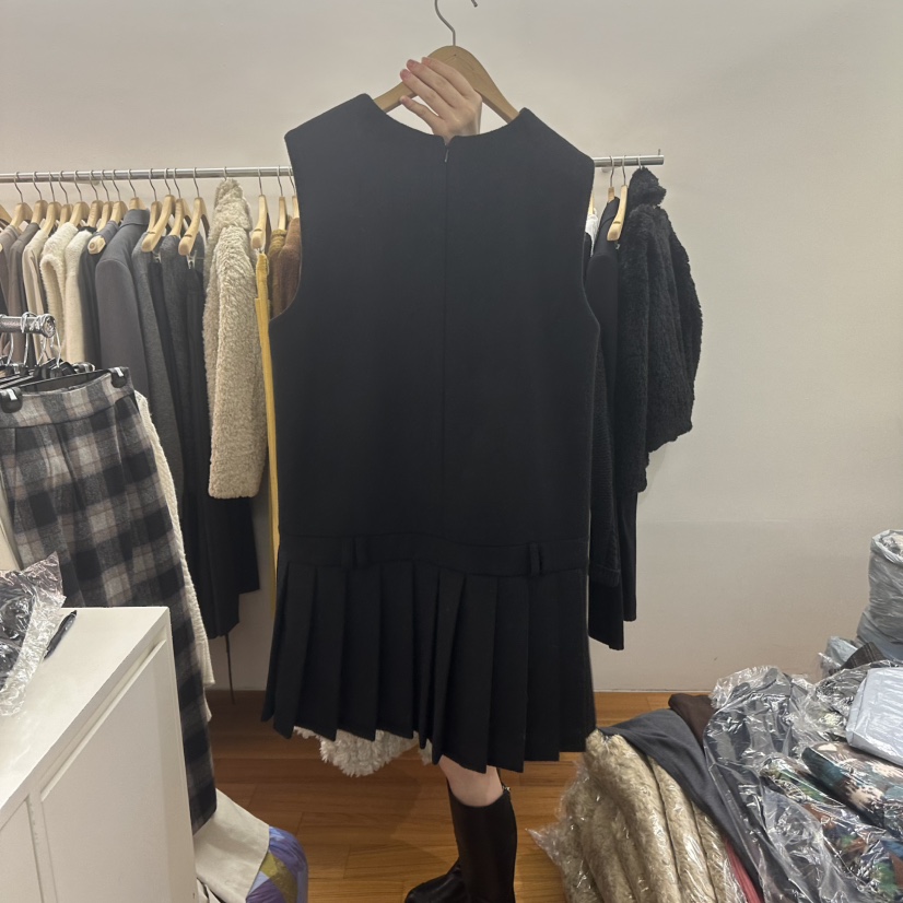 NAVE東大門㊣實拍女士新品推薦熱賣25秋冬人氣連衣裙不含內搭NAVE連衣裙