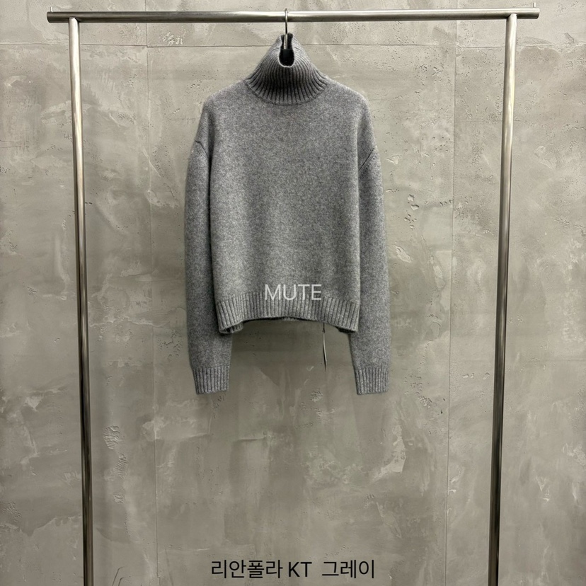 MUTE-P東大門㊣直郵女士新款熱賣推薦時尚人氣休閑職業針織衫MUTE針織衫圖色2