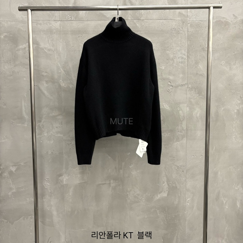 MUTE-P東大門㊣直郵女士新款熱賣推薦時尚人氣休閑職業針織衫MUTE針織衫圖色4黑色