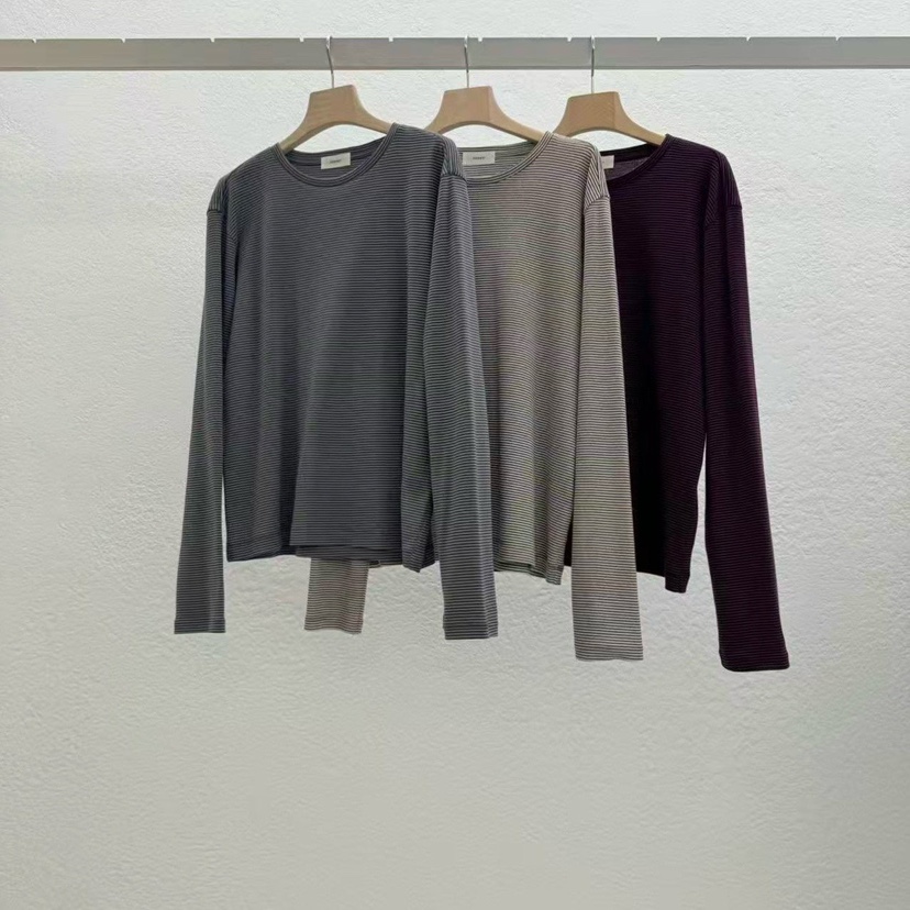 STATEMENT韓國直郵㊣女士新款休閑職業時尚熱賣人氣長袖T恤STATEMENT長袖T恤