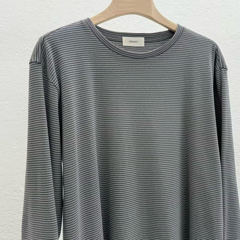 STATEMENT韓國直郵㊣女士新款休閑職業時尚熱賣人氣長袖T恤STATEMENT長袖T恤