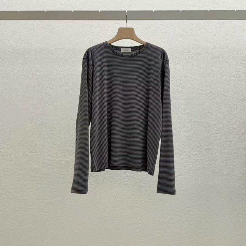 STATEMENT韓國直郵㊣女士新款休閑職業時尚熱賣人氣長袖T恤STATEMENT長袖T恤圖色1