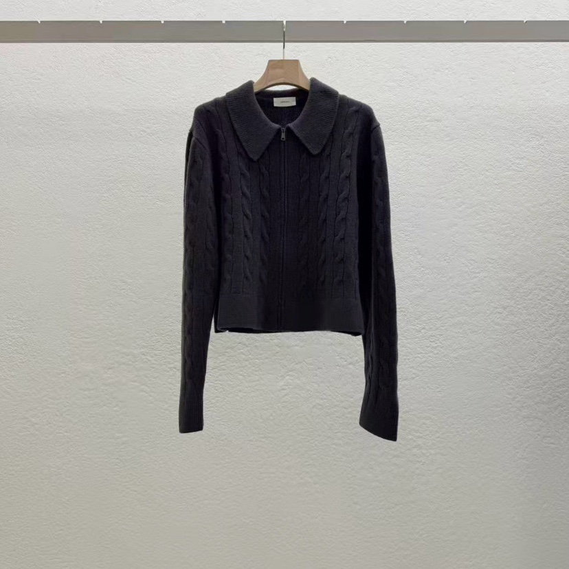 STATEMENT韓國直郵㊣女士新品職業25秋冬推薦人氣熱賣針織衫STATEMENT針織衫圖色2墨色