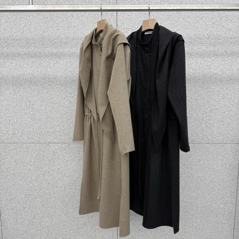 AT THE BAGEL韓國代購㊣女士新品職業休閑25秋冬時尚連衣裙AT THE BAGEL連衣裙