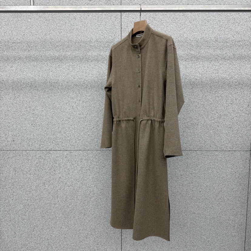 AT THE BAGEL韓國代購㊣女士新品職業休閑25秋冬時尚連衣裙AT THE BAGEL連衣裙圖色1