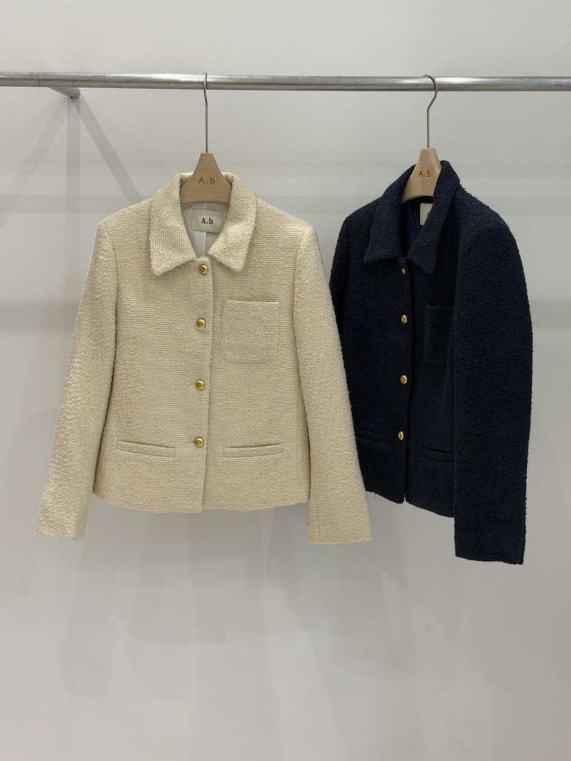 AUTUMN BEIGE-Q韓國直郵㊣女裝新品25秋冬推薦人氣時尚夾克A.b/AUTUMN BEIGE夾克