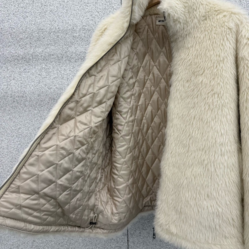 AT THE BAGEL韓國代購㊣女士新款推薦人氣時尚熱賣短款大衣AT THE BAGEL短款大衣