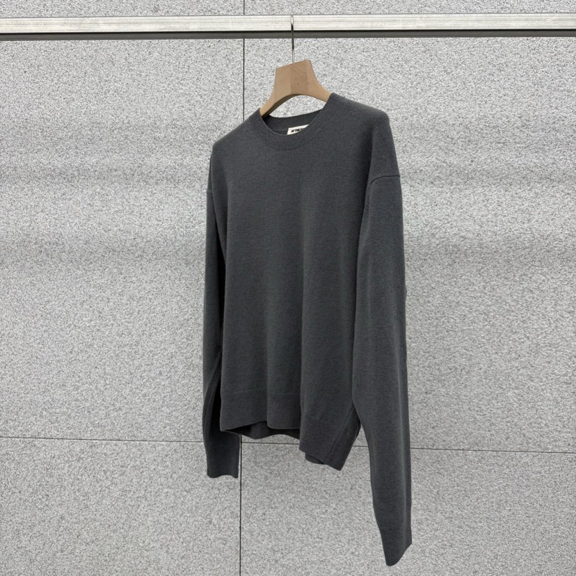 AT THE BAGEL韓國代購㊣女裝新品休閑時尚人氣25秋冬針織衫AT THE BAGEL針織衫圖色5淺灰