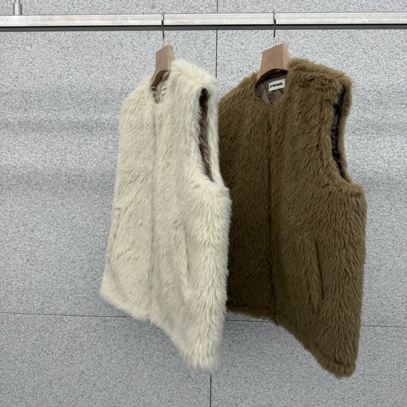 AT THE BAGEL東大門㊣代購女士新款時尚職業25秋冬人氣馬甲AT THE BAGEL馬甲