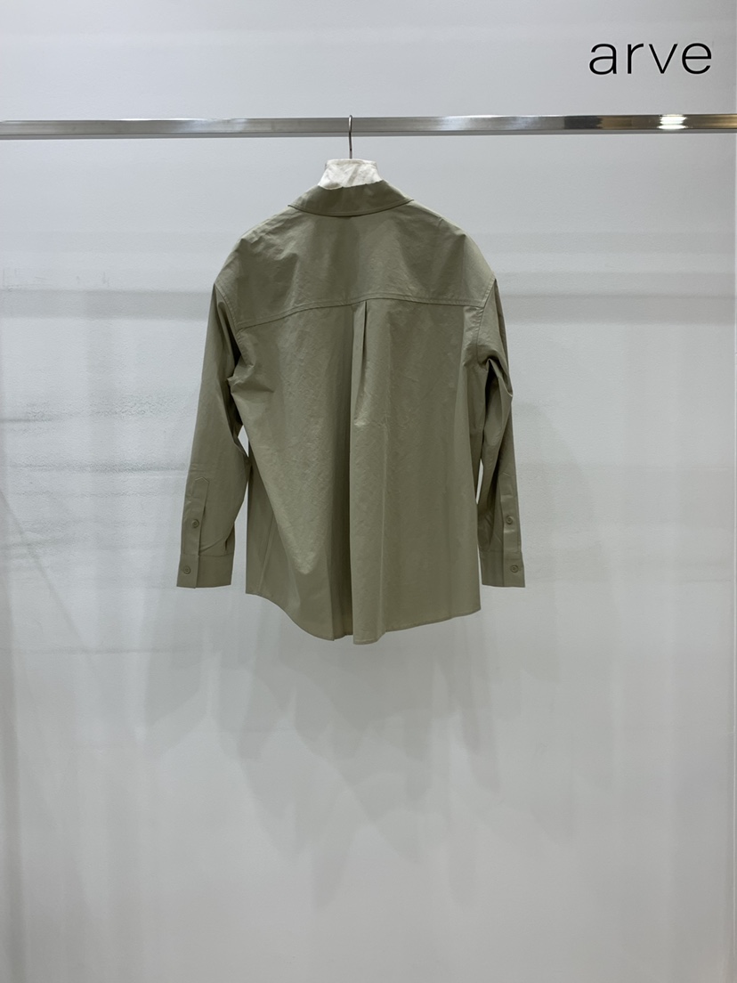 ARVE韓國代購㊣女裝新品熱賣時尚休閑人氣25秋冬襯衫蕾絲衫ARVE襯衫/蕾絲衫