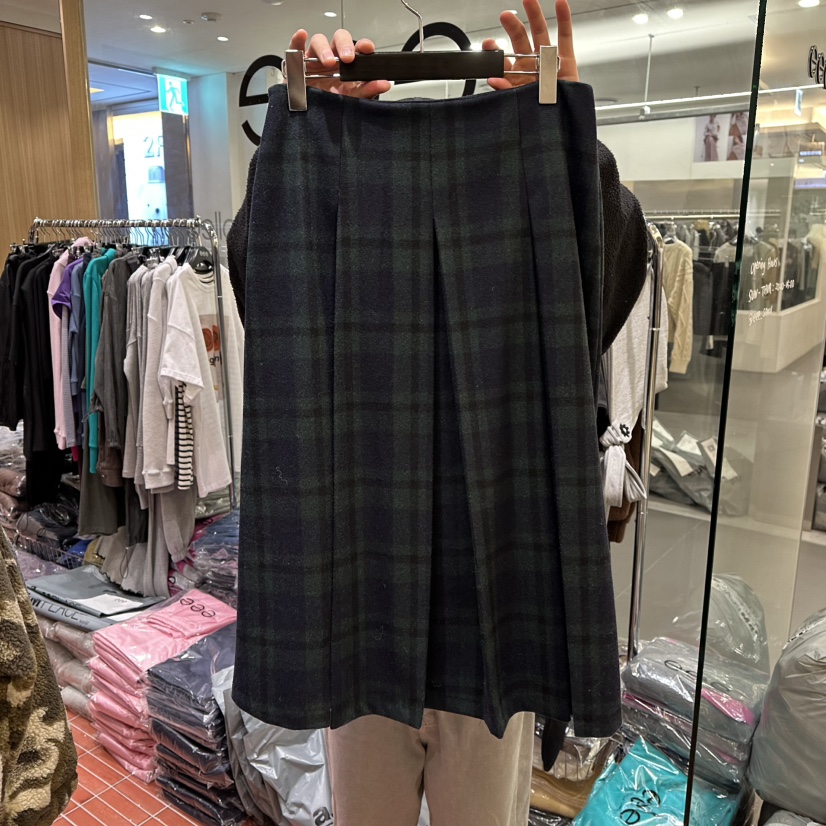 E/E/E東大門㊣實拍女裝新款時尚休閑推薦熱賣25秋冬職業長裙E/E/E長裙