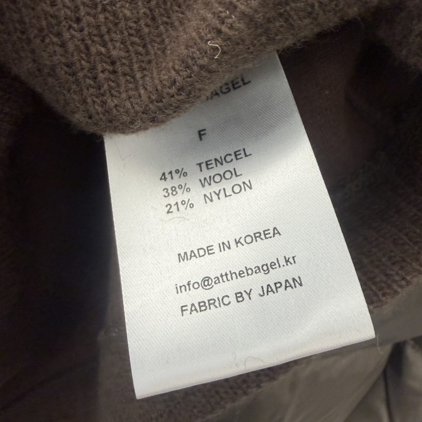 AT THE BAGEL東大門㊣代購女士新品休閑25秋冬熱賣針織衫AT THE BAGEL針織衫