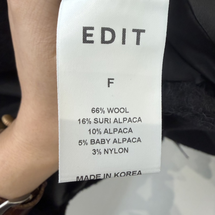 EDIT東大門㊣直郵女裝新品時尚職業熱賣人氣推薦25秋冬夾克EDIT夾克