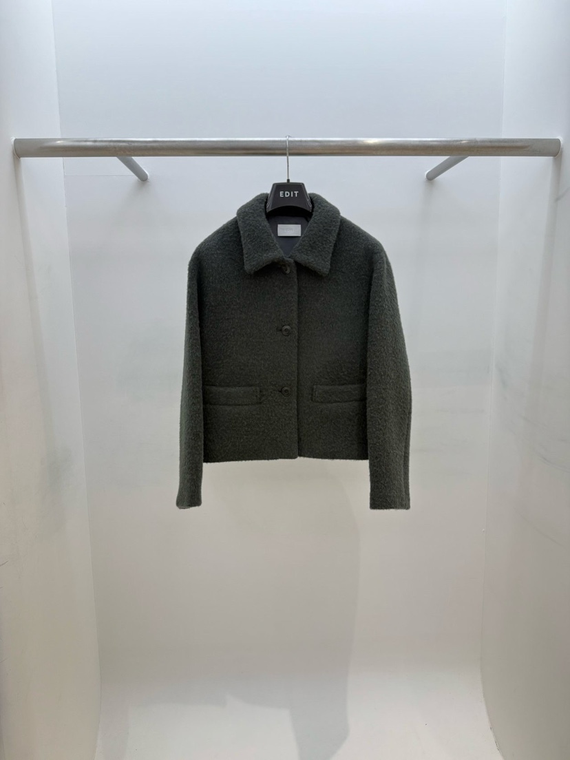 EDIT東大門㊣直郵女裝新品時尚職業熱賣人氣推薦25秋冬夾克EDIT夾克圖色3墨色
