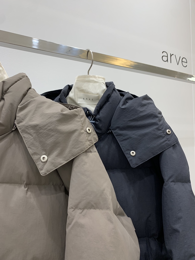 ARVE東大門㊣直郵女士新品時尚熱賣職業人氣休閑短款羽絨服ARVE短款羽絨服