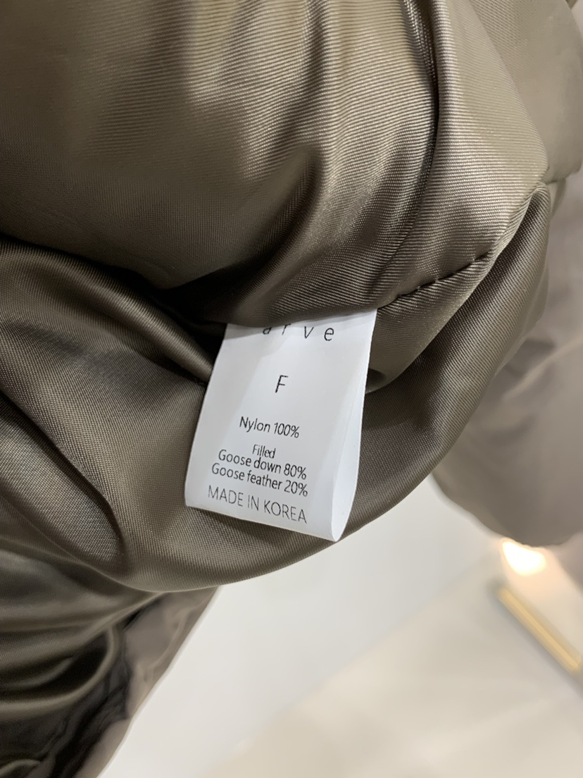 ARVE東大門㊣直郵女士新品時尚熱賣職業人氣休閑短款羽絨服ARVE短款羽絨服