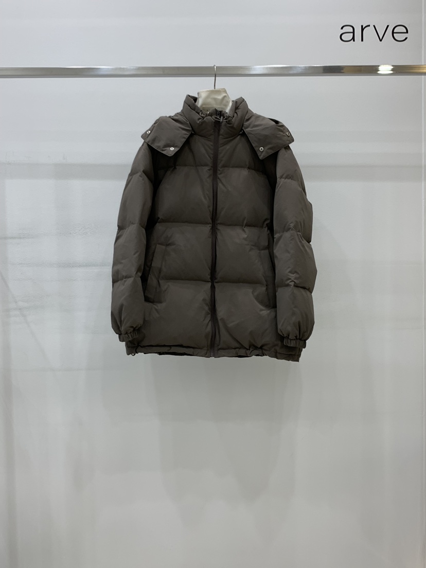ARVE東大門㊣直郵女士新品時尚熱賣職業人氣休閑短款羽絨服ARVE短款羽絨服圖色1