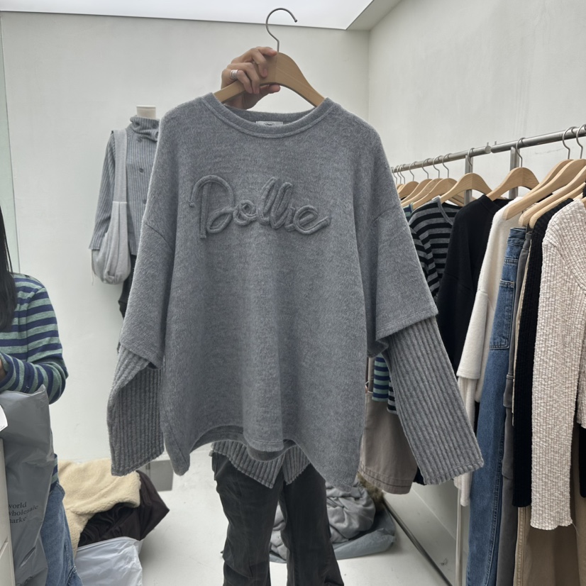 CHAV韓國直郵㊣女士新款職業時尚人氣熱賣25秋冬推薦休閑衛衣CHAV衛衣圖色2