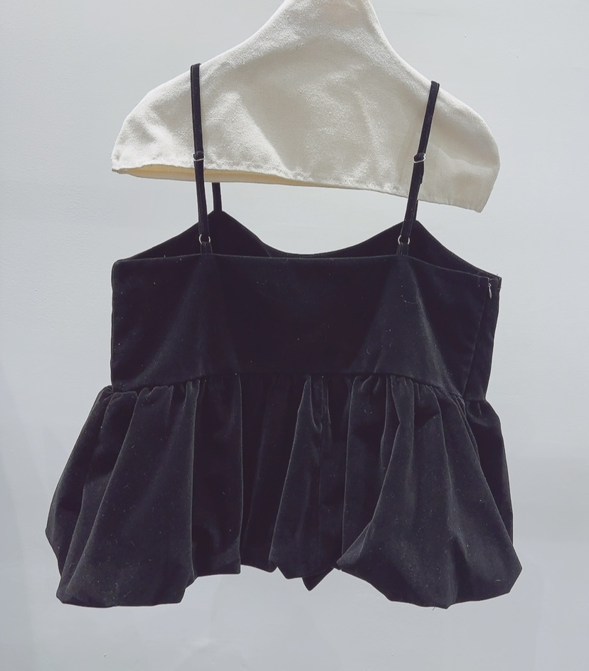 AWESOME-P韓國代購㊣女士新品熱賣時尚推薦套裝天鵝絨兩件套AWESOME-P套裝