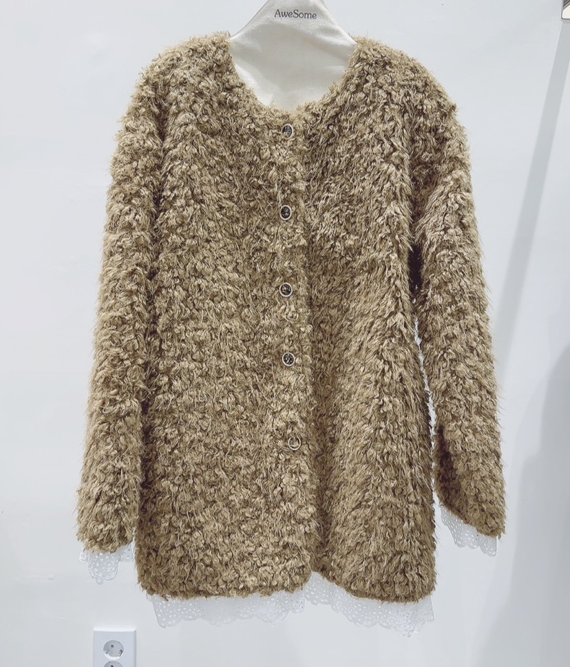 AWESOME-P韓國代購㊣女裝新款熱賣時尚人氣職業25秋冬夾克AWESOME-P夾克圖色2