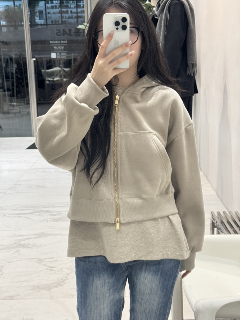 ROOKIE BUD東大門㊣直郵女士新款職業推薦熱賣夾克連帽拉鏈衫ROOKIE BUD-L夾克