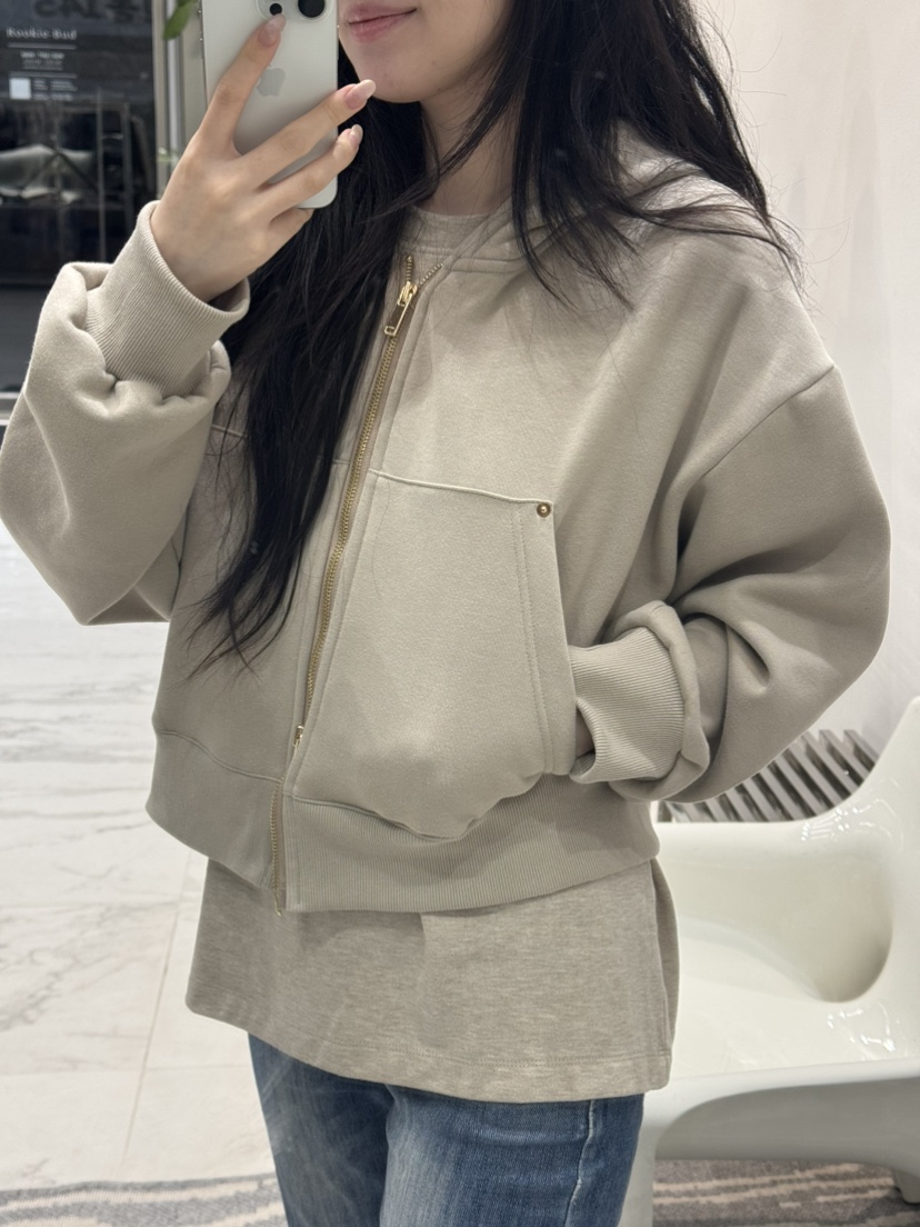 ROOKIE BUD東大門㊣直郵女士新款職業推薦熱賣夾克連帽拉鏈衫ROOKIE BUD-L夾克