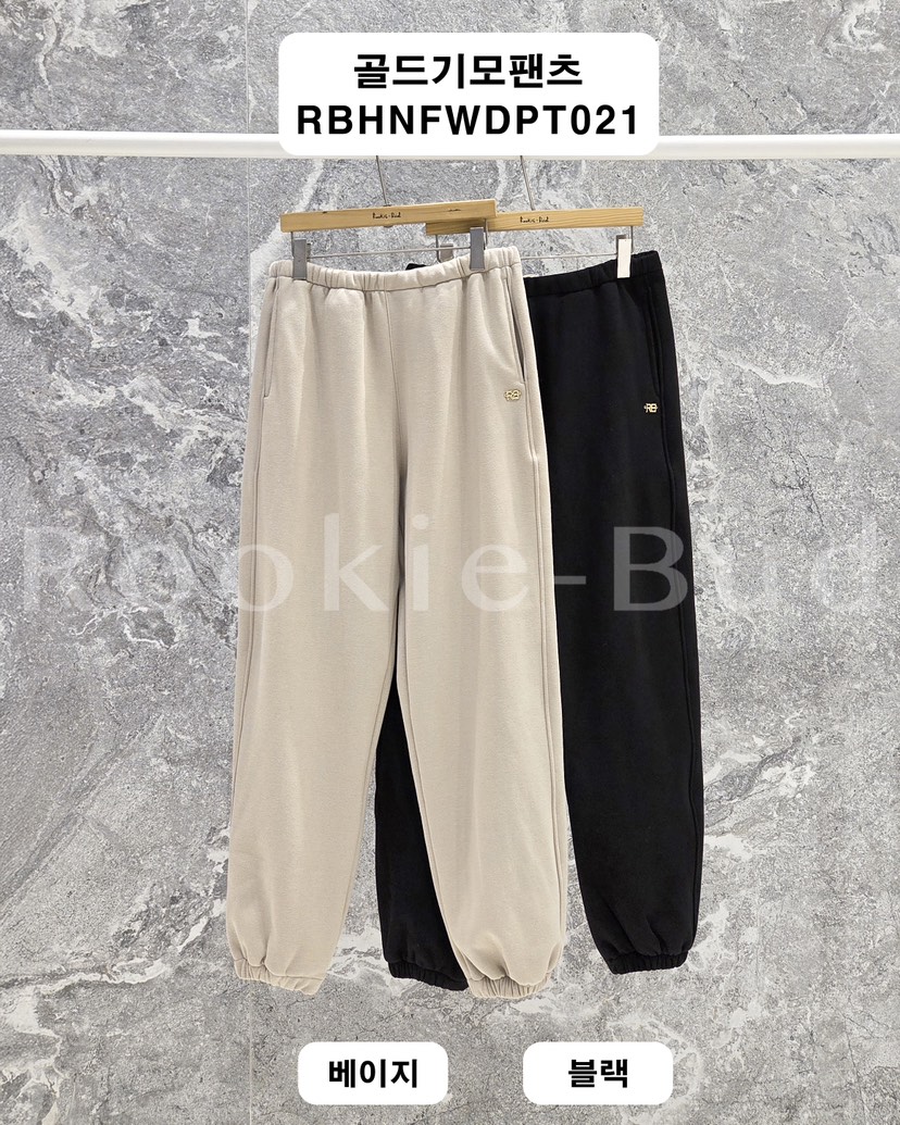 ROOKIE BUD韓國代購㊣女裝新品熱賣時尚職業25秋冬休閑褲羊毛ROOKIE BUD-L休閑褲