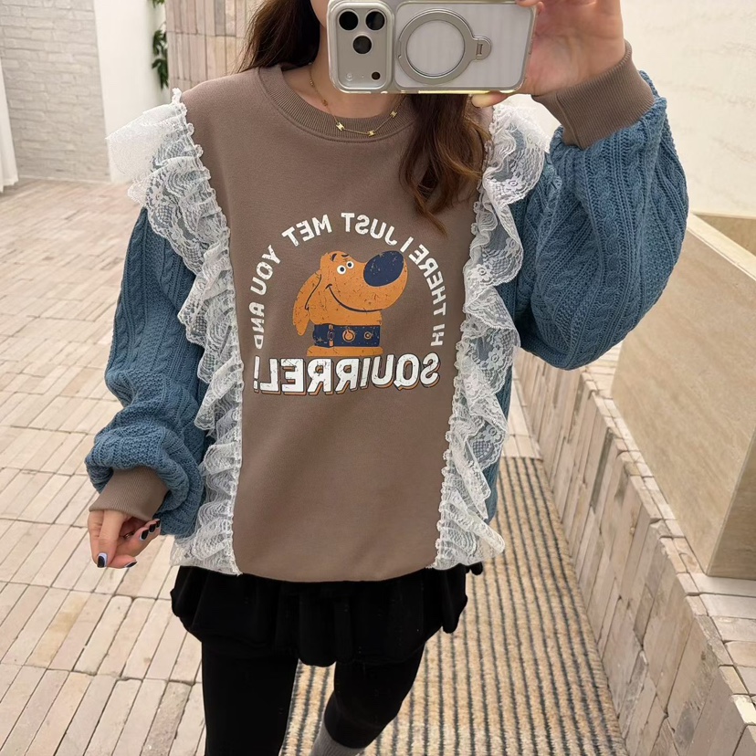 LOVABLE東大門㊣代購女士新款25秋冬休閑熱賣推薦人氣時尚衛衣LOVABLE衛衣