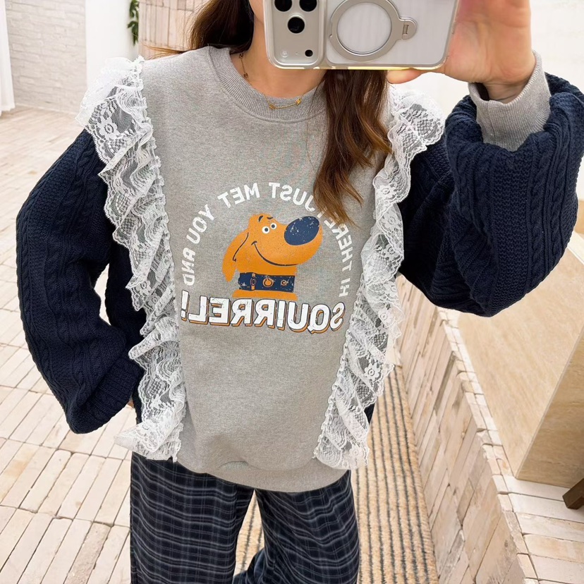 LOVABLE東大門㊣代購女士新款25秋冬休閑熱賣推薦人氣時尚衛衣LOVABLE衛衣