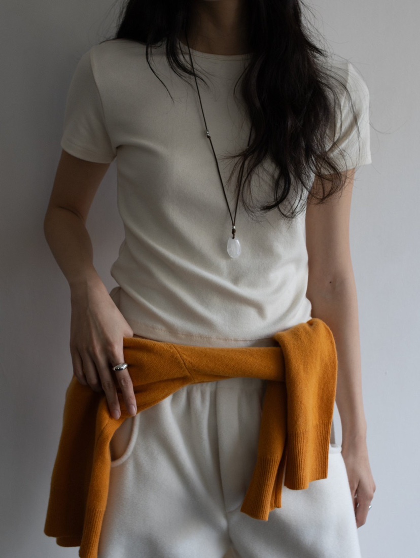 INSSENSE-A韓國直郵㊣女裝新品人氣推薦職業25秋冬休閑T恤絨INSSENSE-AT恤