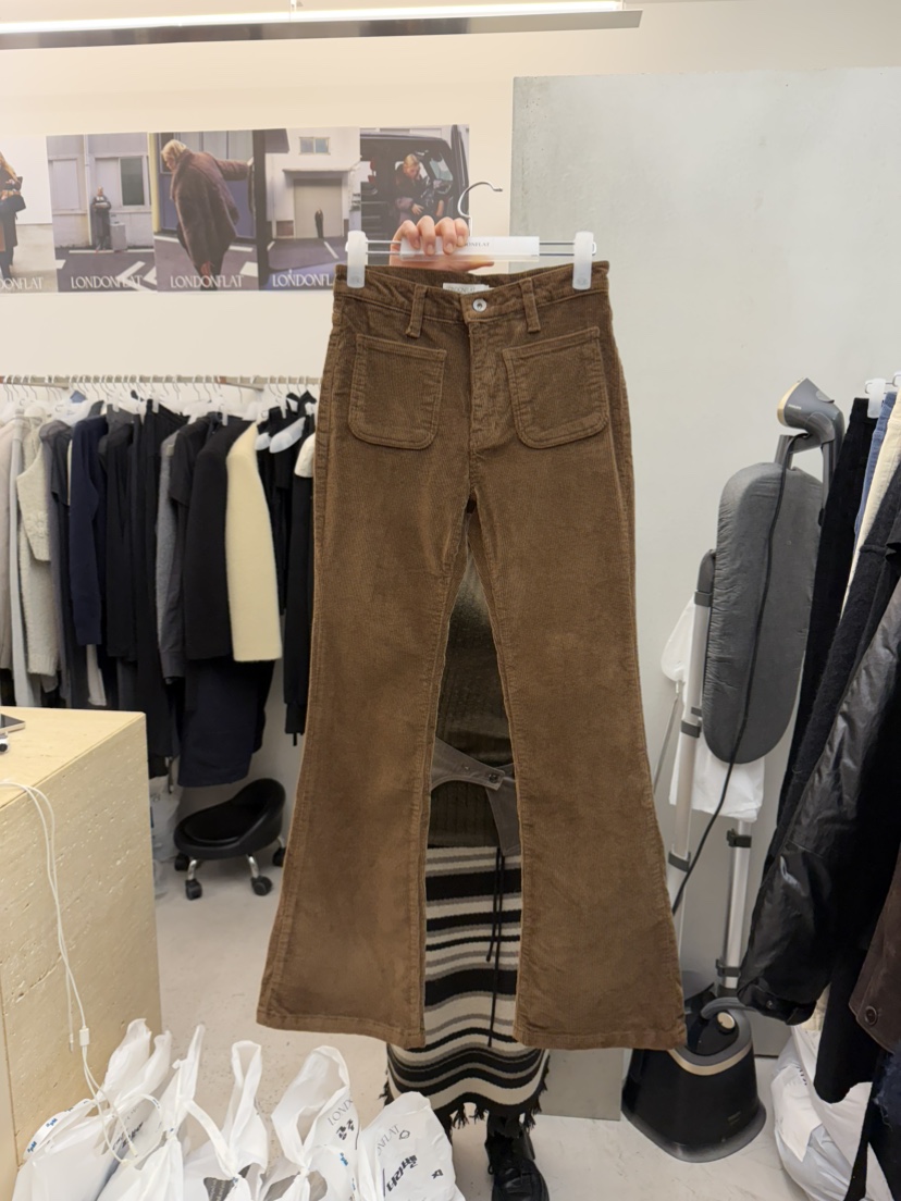 LONDON FLAT東大門㊣實拍女士新款推薦職業休閑休閑褲口袋LONDON FLAT休閑褲圖色2