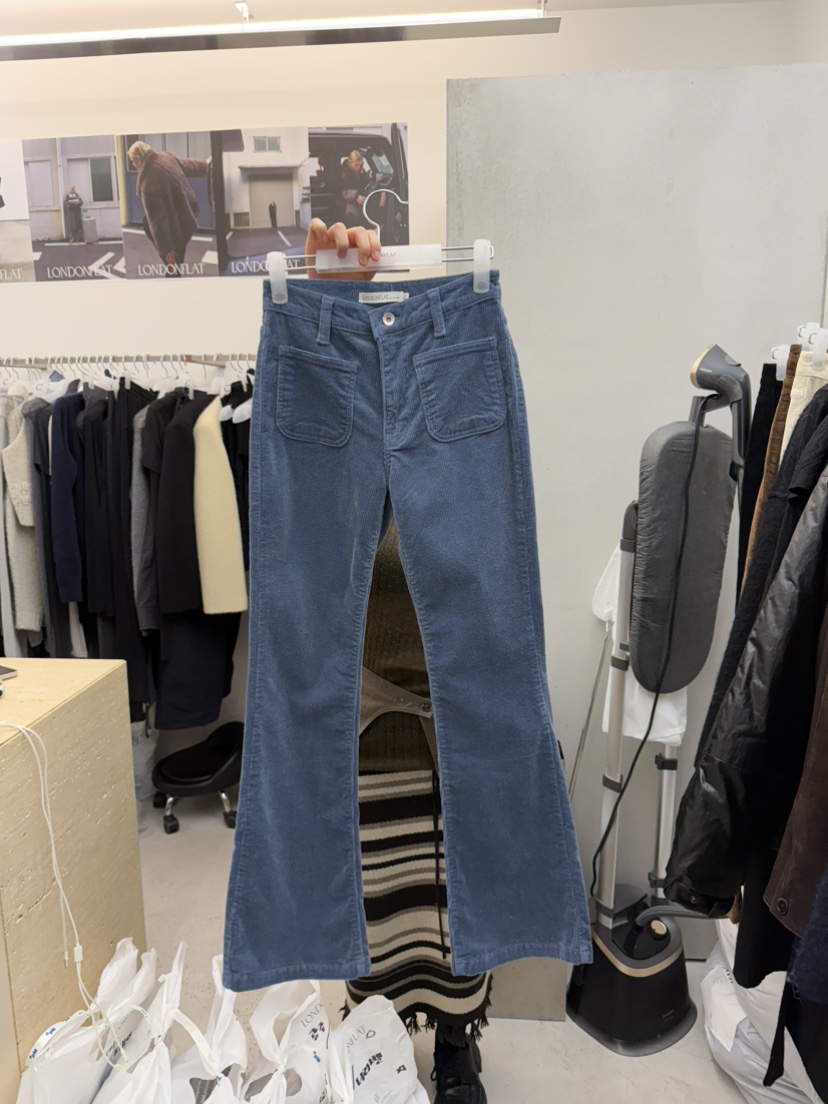 LONDON FLAT東大門㊣實拍女士新款推薦職業休閑休閑褲口袋LONDON FLAT休閑褲圖色3