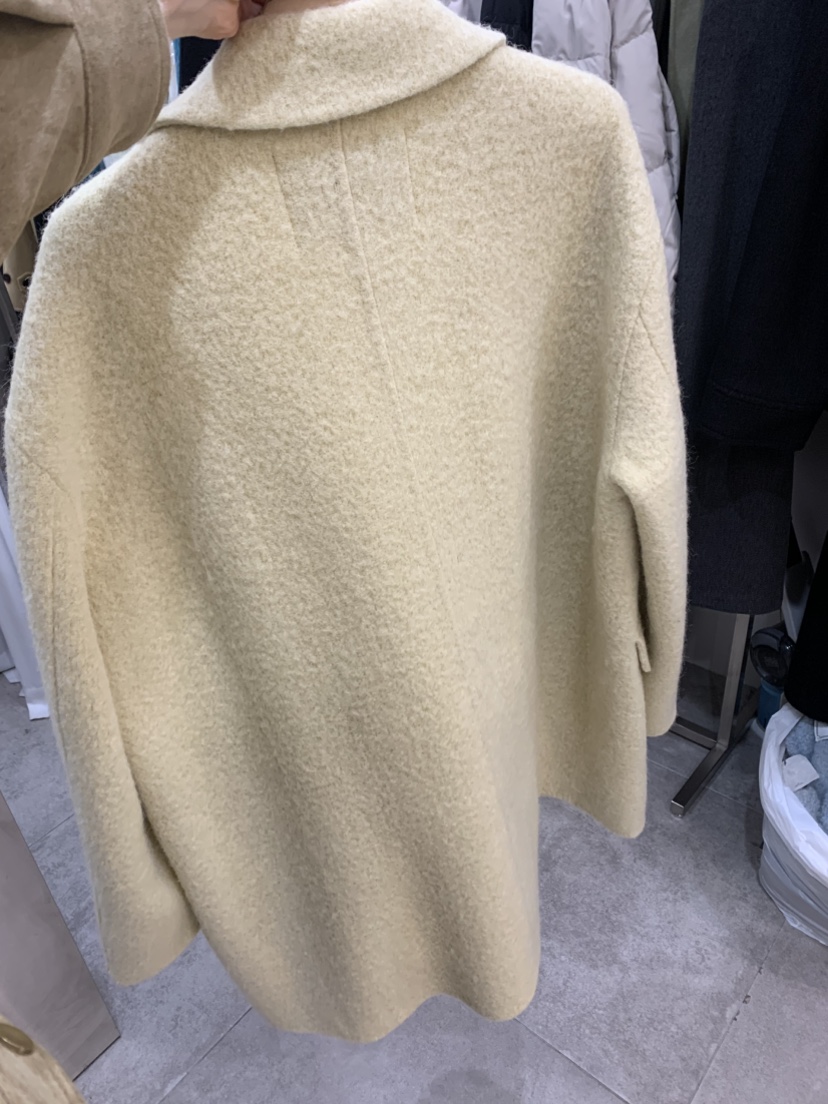 DARAK韓國直郵㊣女裝新款熱賣休閑人氣推薦25秋冬中長款大衣羊駝DARAK中長款大衣