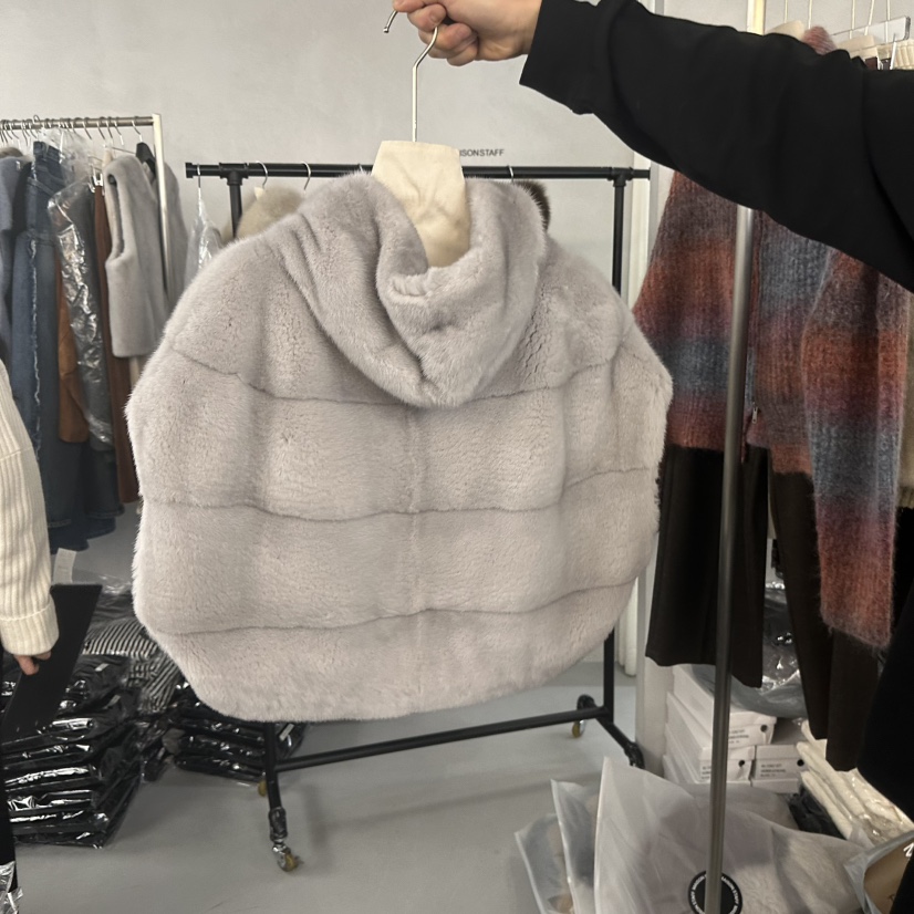 DOUBLE STANDARD/LE SMOKING/MAISONSTAFF東大門㊣代購女裝新款人氣馬甲貂皮MAISONSTAFF馬甲