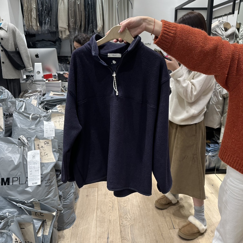 BRUNI/RICOTTA韓國直郵㊣女士新款推薦職業25秋冬衛衣拉鏈BRUNI/RICOTTA衛衣圖色2