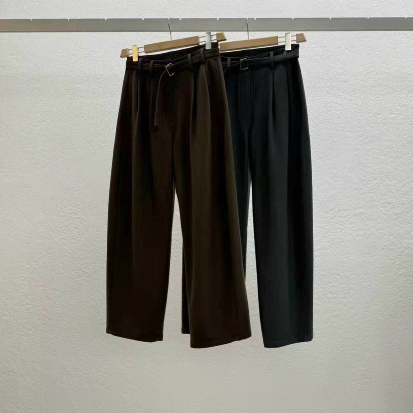 STATEMENT東大門㊣直郵女士新款職業休閑人氣推薦休閑褲含腰帶STATEMENT休閑褲