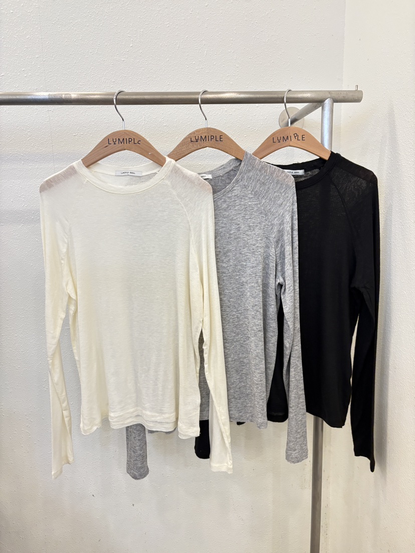 LUMIPLE韓國直郵㊣女裝新品25秋冬推薦休閑熱賣職業長袖T恤LUMIPLE長袖T恤