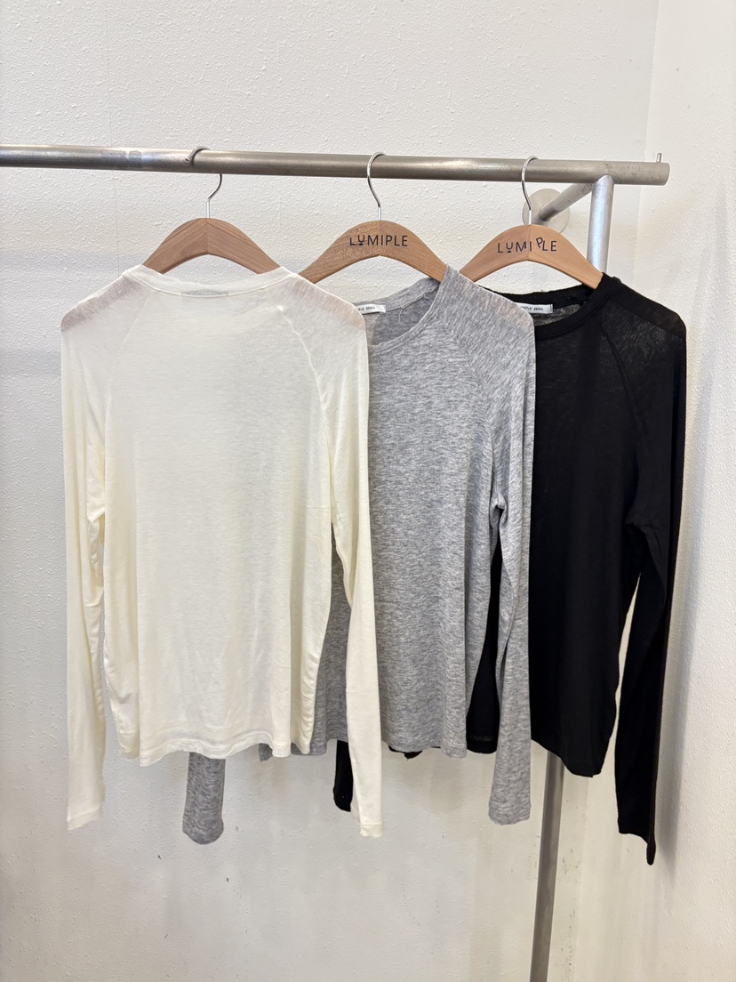 LUMIPLE韓國直郵㊣女裝新品25秋冬推薦休閑熱賣職業長袖T恤LUMIPLE長袖T恤