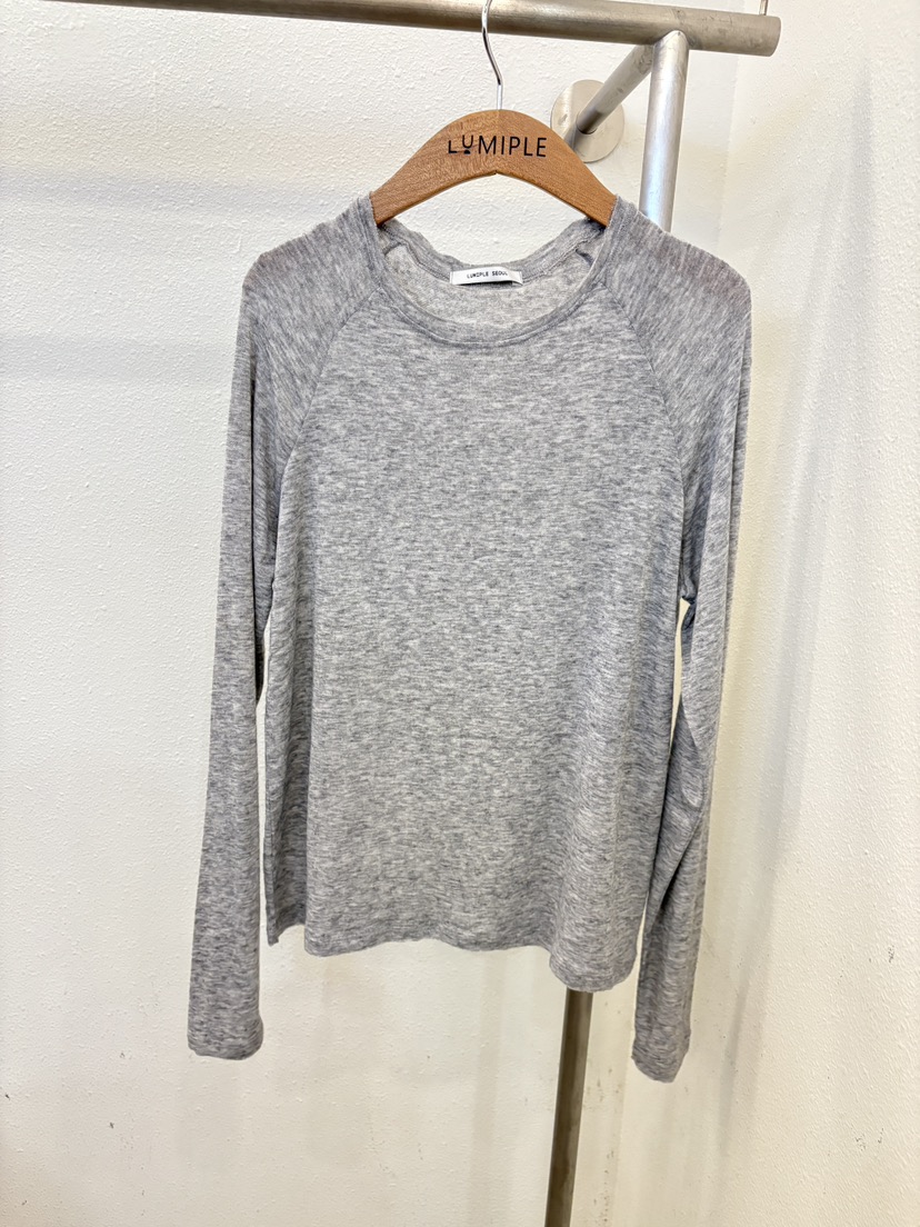 LUMIPLE韓國直郵㊣女裝新品25秋冬推薦休閑熱賣職業長袖T恤LUMIPLE長袖T恤圖色2