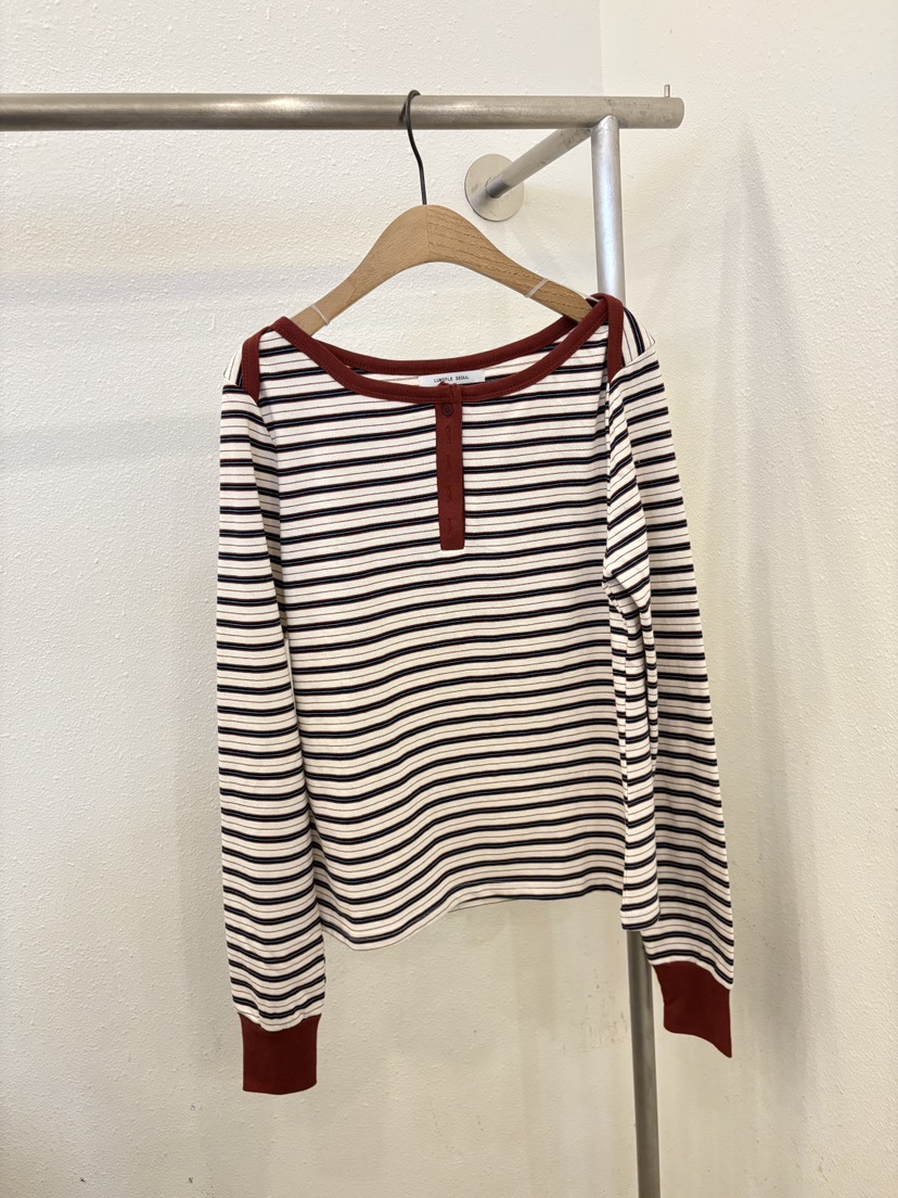 LUMIPLE東大門㊣代購女裝新品休閑職業人氣25秋冬熱賣長袖T恤LUMIPLE長袖T恤圖色1