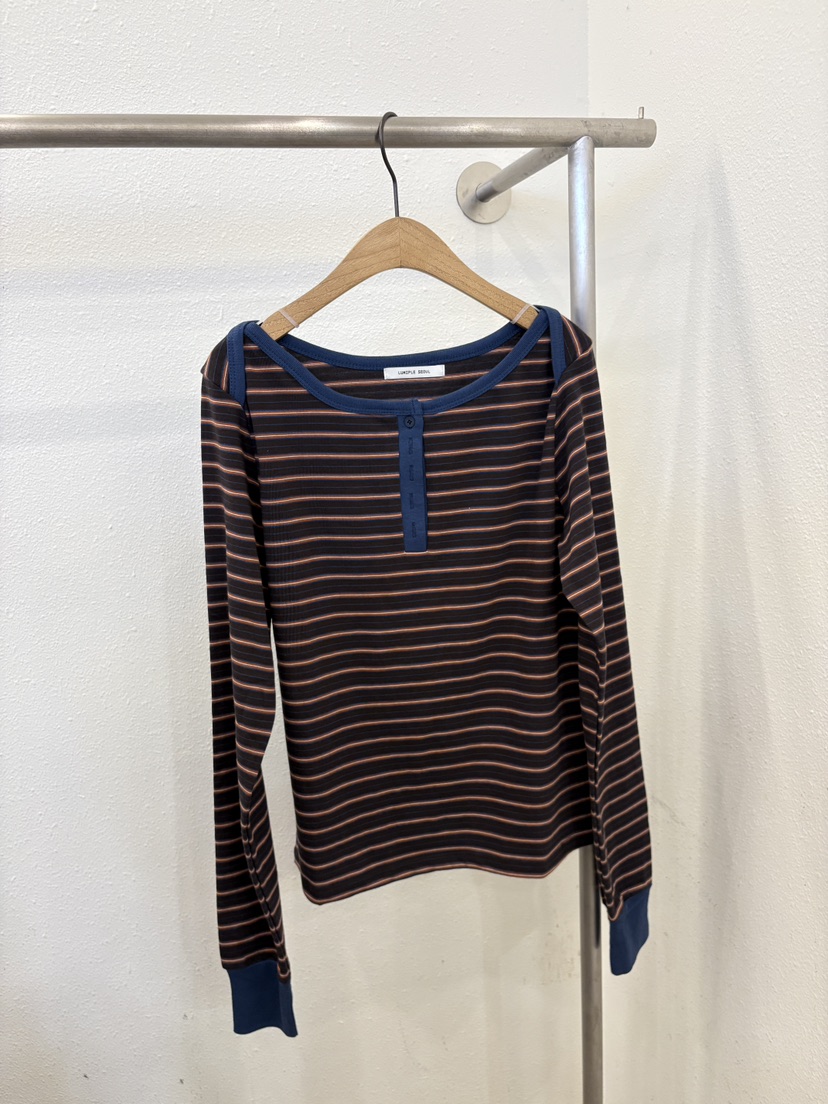 LUMIPLE東大門㊣代購女裝新品休閑職業人氣25秋冬熱賣長袖T恤LUMIPLE長袖T恤圖色2