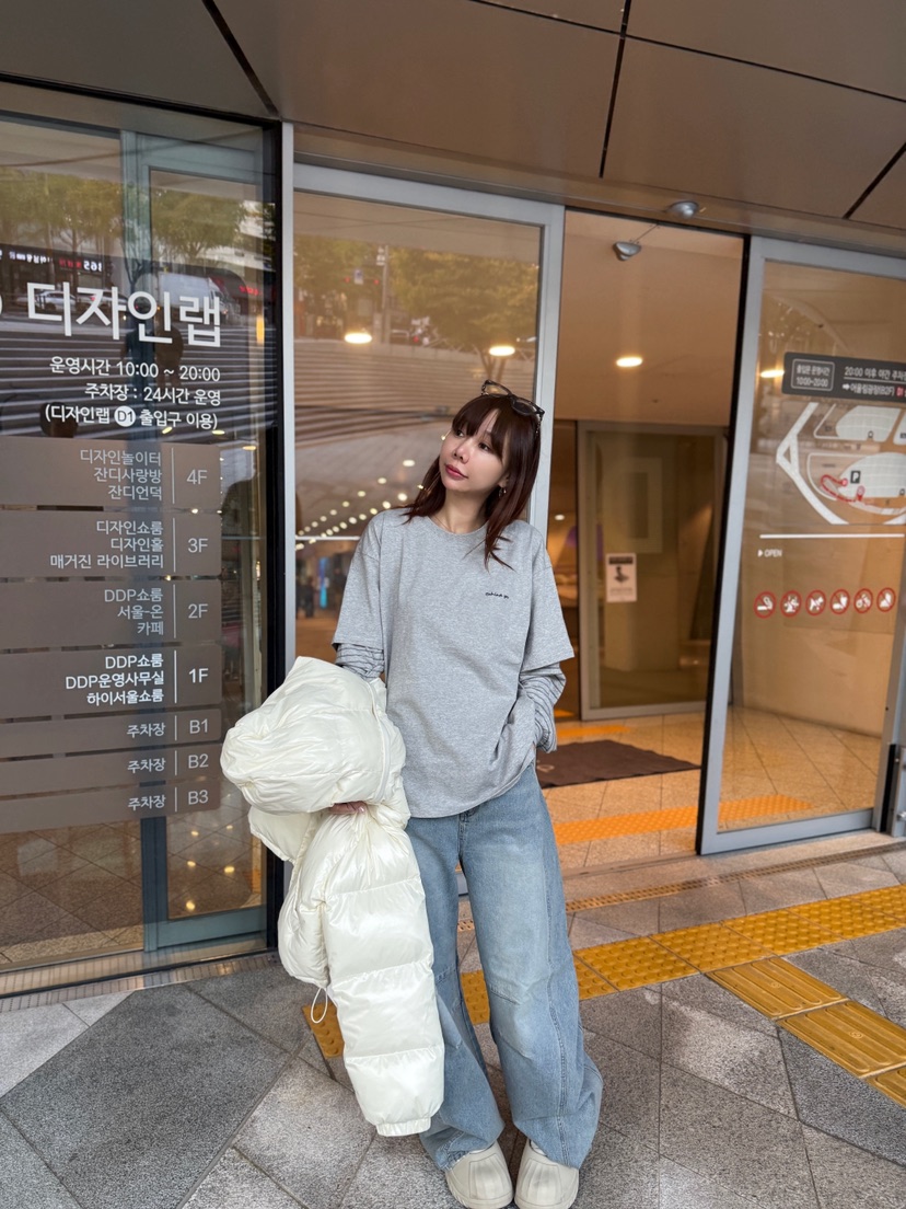 LUMIPLE韓國代購㊣女裝新款25秋冬推薦熱賣人氣長袖T恤假兩件LUMIPLE長袖T恤