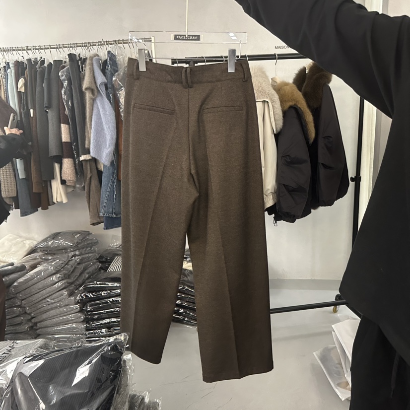 DOUBLE STANDARD/LE SMOKING/MAISONSTAFF東大門㊣代購女裝新款推薦休閑褲MAISONSTAFF休閑褲