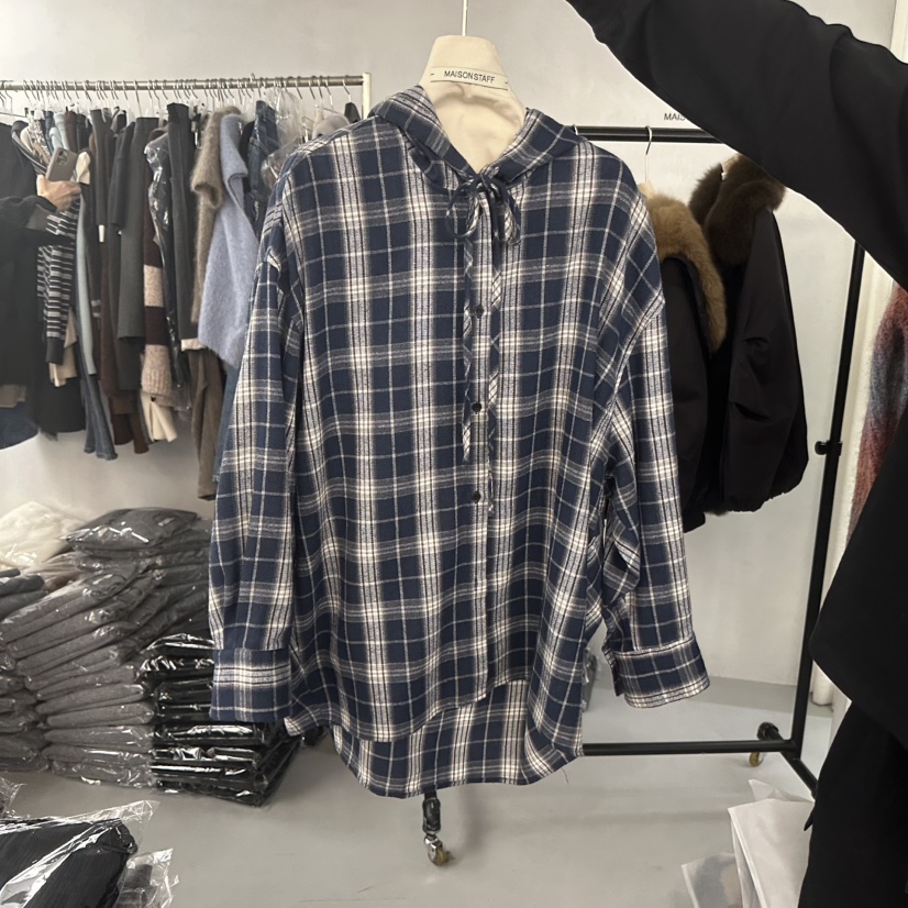 DOUBLE STANDARD/LE SMOKING/MAISONSTAFF東大門㊣代購女士新款推薦襯衫蕾絲衫MAISONSTAFF襯衫/蕾絲衫圖色1