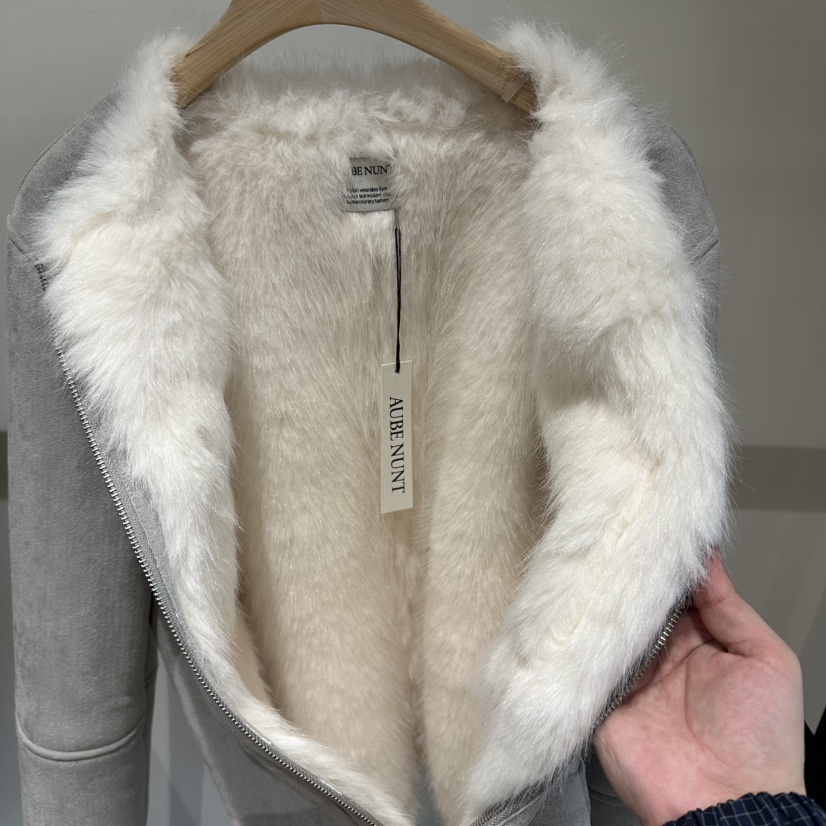 aube nunt東大門㊣直郵女裝新品職業熱賣25秋冬休閑時尚夾克aube nunt夾克