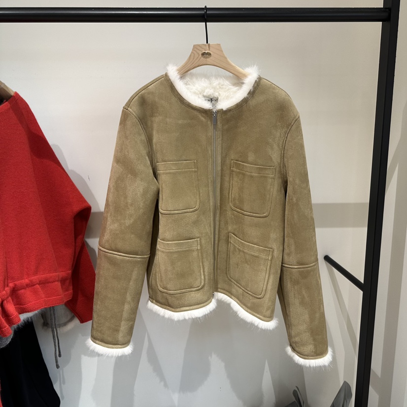 aube nunt東大門㊣直郵女裝新品職業熱賣25秋冬休閑時尚夾克aube nunt夾克圖色1