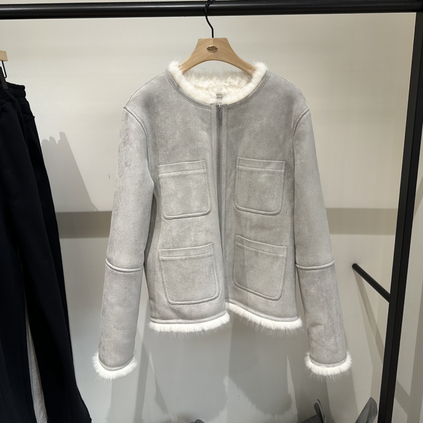 aube nunt東大門㊣直郵女裝新品職業熱賣25秋冬休閑時尚夾克aube nunt夾克圖色2