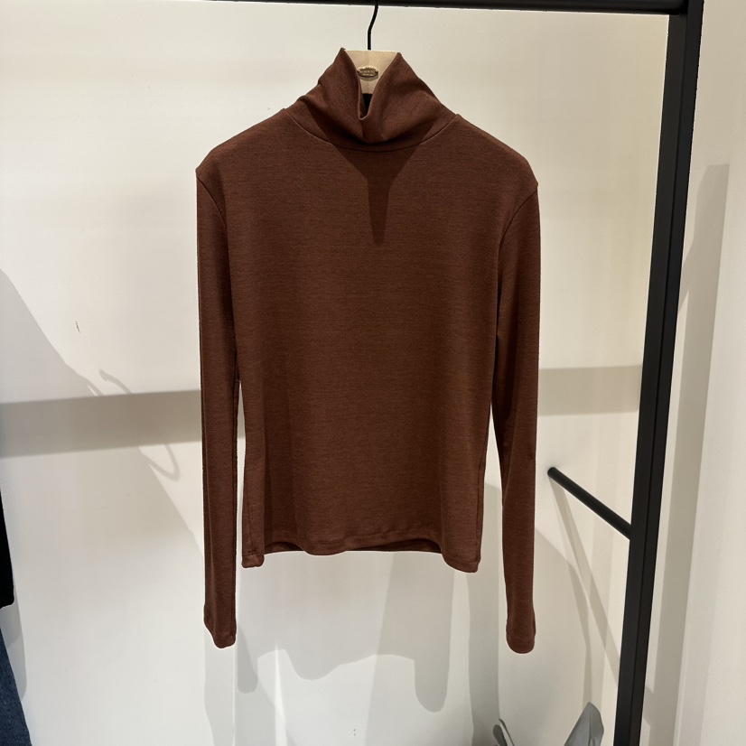 aube nunt東大門㊣代購女裝新款25秋冬職業時尚熱賣長袖T恤aube nunt長袖T恤圖色3