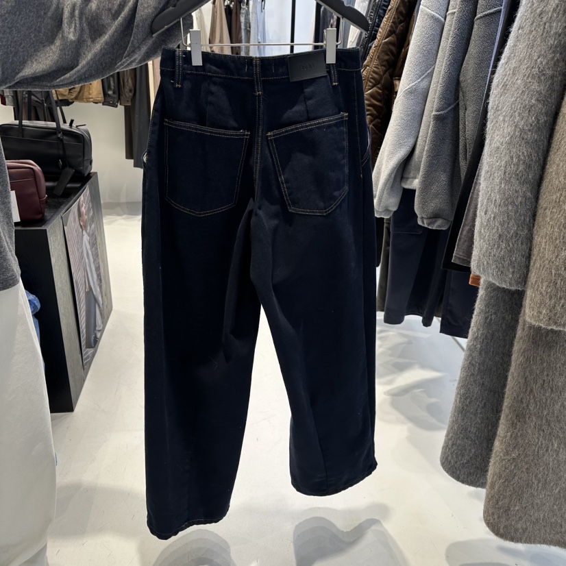 OSOO東大門㊣直郵女裝新品25秋冬人氣職業熱賣推薦牛仔褲抓絨OSOO牛仔褲