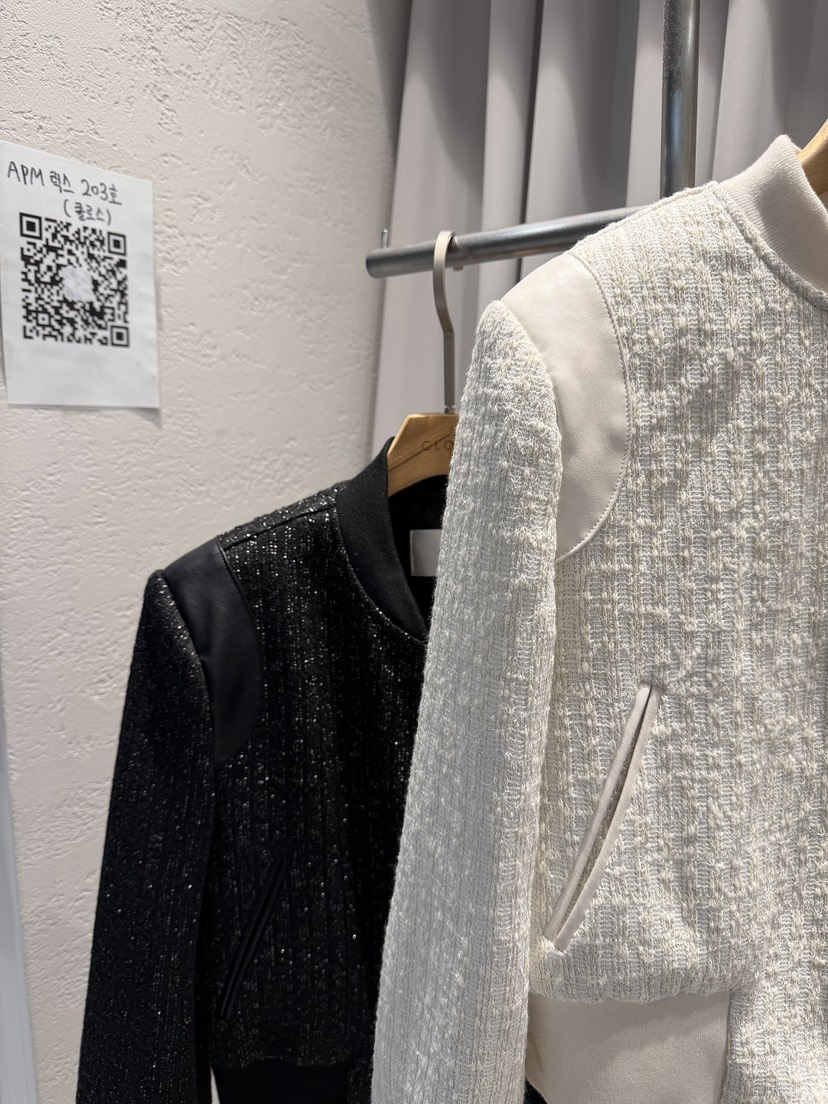 CLOTH東大門㊣實拍女士新款人氣熱賣25秋冬時尚推薦夾克粗花呢CLOTH夾克